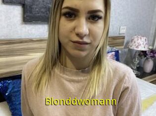 Blonddwomann